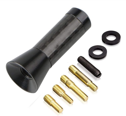 Stubby carbon fibre car aerial - fibre,