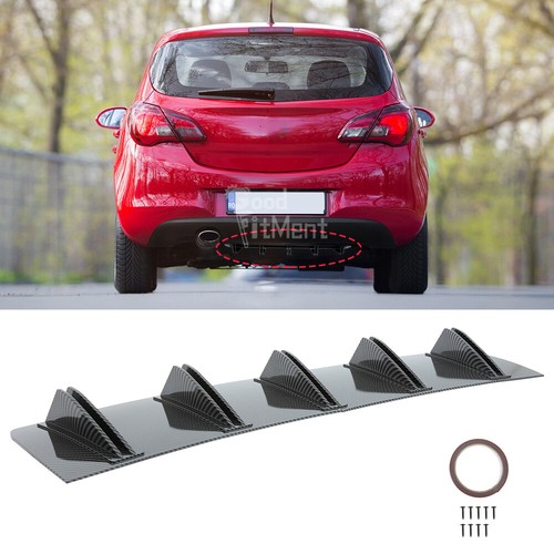 Carbon fiber look rear - look, bumper