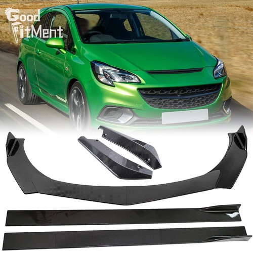 Carbon look front spoiler - front,